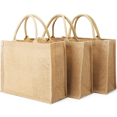 Good price Reusable Printed Jute Bags Tote Burlap Bag For Grocery Shopping Packing online