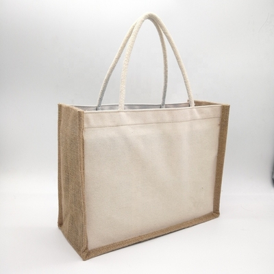 Good price Ladies Christmas Canvas Printed Jute Bags For Shopping Gift online