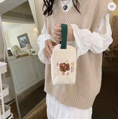 Good price BSCI  Advertising 50cm Canvas Cosmetic Bag With Zipper online