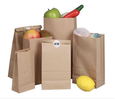 Good price ISO9001 Food Grade Greaseproof Paper Bag Packaging for Sandwich Bread Brown White online