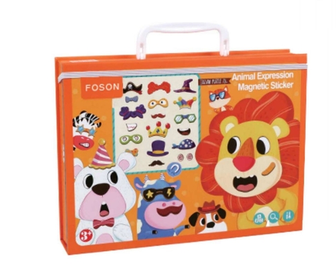 CMYK Educational Animal Magnetic Jigsaw Puzzle Sticker Childrens Learning Toys For 7 Year Olds