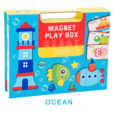 Educational Child Magnetic Animal Puzzle Ocean Preschool Learning Toys For 6 Year Olds
