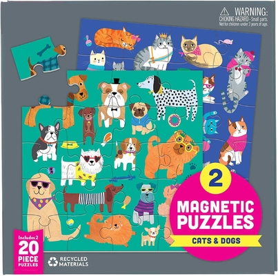 Good price Cats Dogs Magnetic Jigsaw Puzzle 6.5 x 6.5
